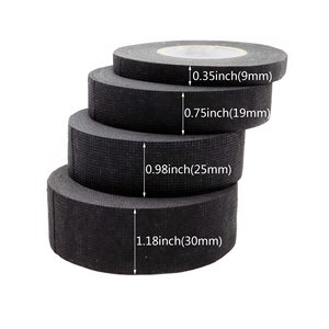 High Quality <b>Black</b> PVC Adhesive Pet Fleece Cotton Wire <b>Harness</b> Tape for High Voltage Applications Insulation Materials Elements - Product Image 2
