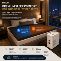 Système de matelas rafraîchissant à base d'eau pour chambre à coucher, hôtel et usage médical avec système de refroidissement de lit