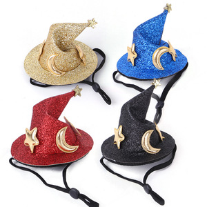 Vật Nuôi Nhỏ Mini Phù Thủy Trang Phục Hat Dễ Thương Cosplay Ăn Mặc Halloween Wizard Hat Với Dây Đeo Đàn Hồi Cho <span class=keywords><strong>Hamster</strong></span> Guinea Lợn Chồn - Product Image 4