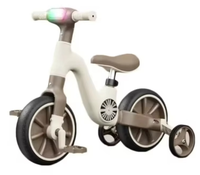 Nouveau modèle 2026 : Tricycle double siège pour enfants, jouet en métal de haute qualité à 4 roues avec roues en plastique, vélo jumeau pour enfants