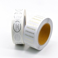 Étiquettes personnalisées avec impression UV Spot et dorure à chaud, étiquettes imperméables pour emballages cosmétiques de luxe, autocollants en rouleau avec logo
