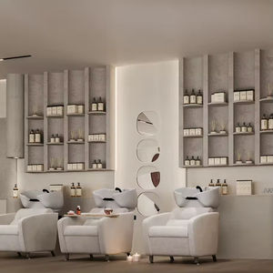 Muebles de Salón de Belleza Europeos, Mostrador de Exhibición de Productos de Salón con Forma Personalizada, Diseños de Interiores para Salón - Product Image 2