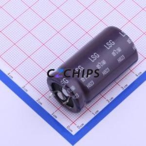 LSG332M1J--A2240 Snap-in Aluminum Electrolytic Capacitor Through hole Component (THT),D22xL40mm 3300uF 20% 63V 10mm - Product Image 2