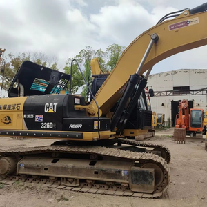 รถขุดตีนตะขาบไฮดรอลิกขนาดกลาง326D หนอน26ตันทนทานสำหรับการขุดหิน CAT320 CAT323D CAT325 CAT320E CAT320D - Product Image 1