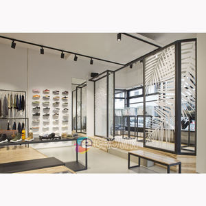 จอแสดงผลชุดชั้นในผนังแฟนซีกรุงเทพร้านขายเฟอร์นิเจอร์ออกแบบร้านขายเสื้อผ้าตู้โชว์ตู้ OEM - Product Image 3