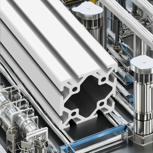 โครงอะลูมิเนียมโปรไฟล์ ซีรีส์ 6000 รุ่น T351 แบบ T-Slot สำหรับประกอบโครงสร้างในสายการผลิต - Product Image 2