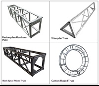 Estructura de Entramado de Aluminio de 290 mm para Arco de Boda, Sistema de Entramado para Techo de Eventos, Proveedor de Estructuras Decorativas