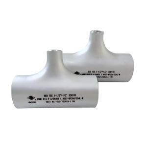 Tubería Reducida en T de Acero Inoxidable de Alta Calidad VINTECH WP304 304L ASME B16 9 para Tuberías Industriales - Product Image 1