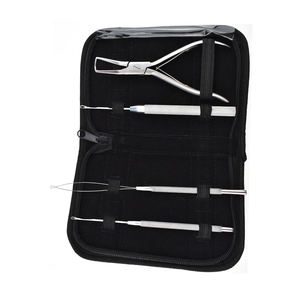 Kit de pinces à extensions de cheveux en acier inoxydable professionnel de haute qualité SEVMEK SURGICAL SS-HEPK-0017 - Product Image 4