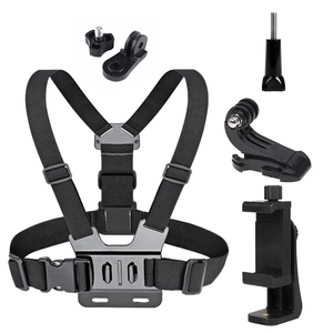 Harnais élastique réglable avec support de téléphone rotatif à 360 ° pour accessoires de caméra de sport GoPro Hero et Insta360 One - Product Image 6