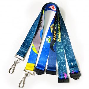 2025 Hot Selling Logo Polyester Hook Factory Wholesale Custom <b>Lanyard</b> With Neck Strap Accessory - Product Image 3