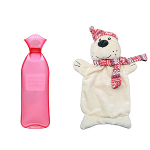 Couverture en <span class=keywords><strong>peluche</strong></span> animale avec sac à eau chaude réutilisable pour réchauffer les mains - Écologique et durable - Product Image 2