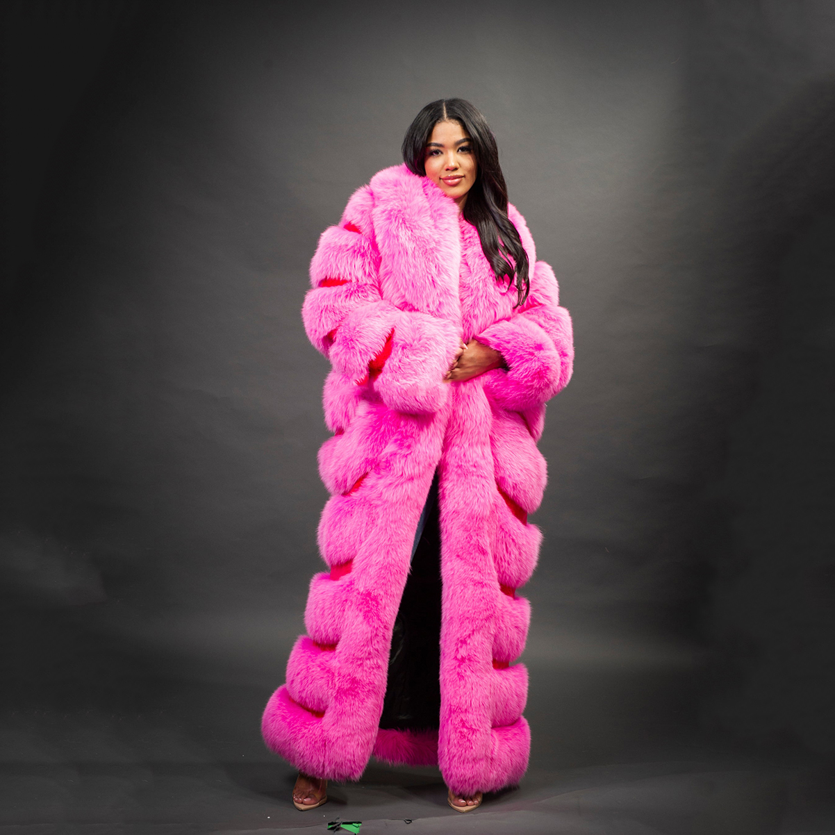 2025 New Design Coats Natural Real Europe America Fox Fur Coat
