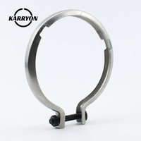 Karryon 21211715 Collier de serrage en V en acier inoxydable 304 pour échappement, fixation robuste pour raccord de tuyau de camion, nouvelle pièce de rechange pour