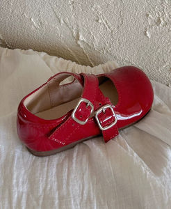 أحذية حفلات أميرات للفتيات بتصميم جديد بالجملة، أحذية رقص للأطفال بنعل ناعم وأشرطة متقاطعة - Product Image 3