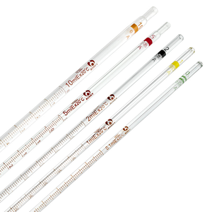 Pipettes de mesure en verre de précision <span class=keywords><strong>Outils</strong></span> gradués ML de qualité laboratoire pour l'analyse chimique - Product Image 2