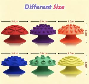 Set di 22 Pietre Sensoriali in Silicone Testurizzate per <span class=keywords><strong>Autismo</strong></span>, Giocattolo Rilassante Antistress, Massaggiatore per Dita, Supporto per Telefono - Product Image 4