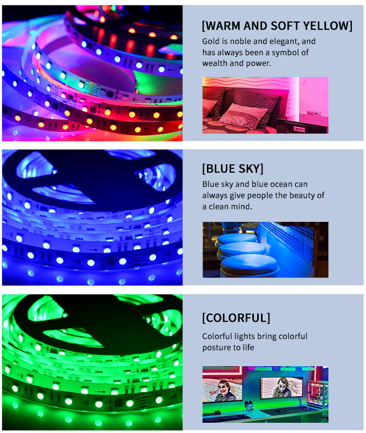 WS2811digital pixel led strip 54leds/m DC36v super length 30m per roll constant current smart led strip rgb