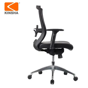 Chaise de bureau pour patron de direction personnalisée Design pivotant ergonomique en maille de cuir véritable - Product Image 2