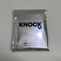Sacs d'expédition en aluminium argenté avec logo personnalisé pour vêtements, sous-vêtements, polymailers, sacs poly, emballages imperméables pour courrier
