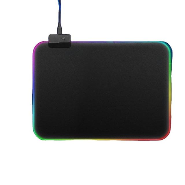 Accept logo Custom High Quality Rubber RGB Lights Gaming Mouse Pad GMS-X3