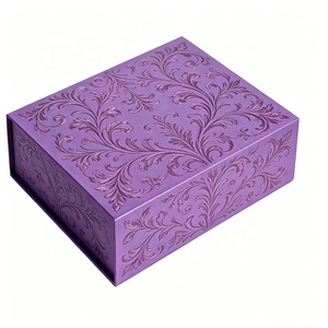 High-End Eco-Friendly Rigid Foldable Magnetic Gift Box Custom Logo Printed Paperboard Packaging Recycled Materials Embossing - Product Image 6