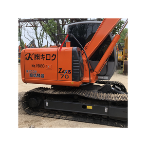 Used HITACHI ZX70 Excavators Good Condition Crawler Diggers for Sale <b>Construction</b> <b>Machines</b> ZX55 ZX60 ZX120 Engine Motor Included - Product Image 1