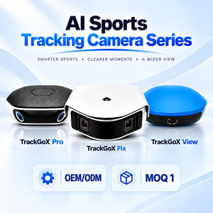 Caméra de suivi de football TrackGoX AI 1080p/4K CMOS 180° grand angle étanche IP66/54 OEM ODM pour sports de plein air avec détection gestuelle IA - Product Image 1
