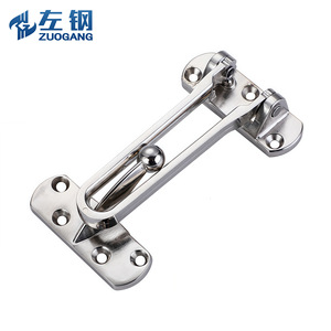 Zuogang Zinc Alloy <b>Door</b> Latch Anti-theft Chain <b>Lock</b> Cabinet <b>Door</b> Security Bolt Minimalist Design Easy Installation - Product Image 5
