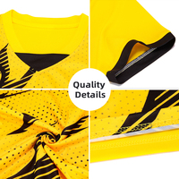 Camiseta de Fútbol Personalizada con Cuello en V, Maglie Calcio, Camisetas de Fútbol, 100% Poliéster, Malla, Uniforme de Fútbol Unisex, Conjunto de Pantalones Cortos