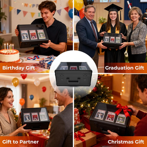 Boîte <span class=keywords><strong>de</strong></span> rangement pour cartes gradées, étui <span class=keywords><strong>de</strong></span> transport pour 64 cartes certifiées PSA, avec cadenas et cadre en alliage d'aluminium - Product Image 4