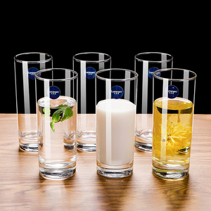 Verre à cocktail longue tige de style moderne, transparent, rond, pour Long Island Iced Tea, vin et autres boissons longues - Product Image 4