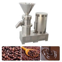 Ligne de production de beurre de cacahuète au chocolat, machine à pâte à tartiner aromatisée au cacao, en acier inoxydable, vente en gros, directement de l'usine