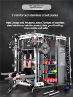 Machine Smith Professionnelle Multi-Fonction Haute Qualité Robuste pour Usage en Salle de Sport, Tonification Musculaire et Entraînement de Force