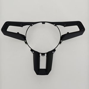 Cadre décoratif noir pour le volant de voiture de style GT avec effet de noircissement pour Macan Panamer Cayenne carrera 992419732 - Product Image 3