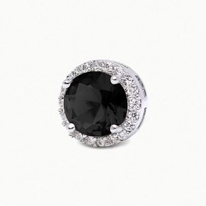 <b>Black</b> <b>Onyx</b> Cut Stud <b>Earrings</b> 925 Sterling Silver Gold Plated Third Party Certified Elegant Luxury Gemstone Jewelry for Women - Product Image 1