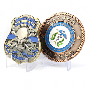 Fabricant Vente Métal Antique Souvenir Or Laiton Argent 3D Alliage de Zinc Art et Pièces de Collection Défi Personnalisé avec <span class=keywords><strong>Logo</strong></span> - Product Image 1