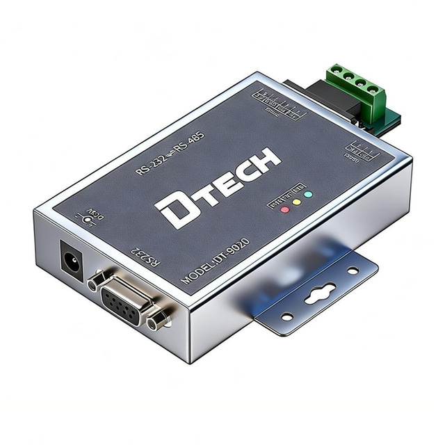 DTECH DT-9020 Industrial Active DB9 RS232 to RS485 Serial Communication Bidirectional Converter 1.2KM