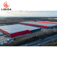 Usine de construction professionnelle à faible coût Usine de construction métallique Usine en acier