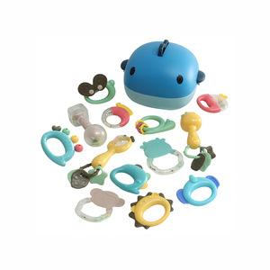 Juguete para la dentición del bebé, caja de almacenamiento con forma de ballena, sonajero de goma suave, 0-1 año, calmante y educativo - Product Image 5