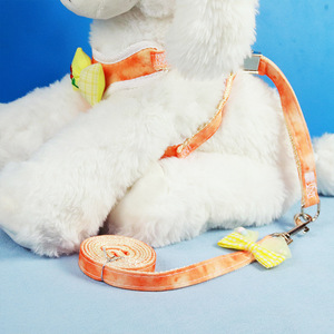 Arnés ajustable para mascotas con cuerda de tracción para el pecho y la espalda para perros pequeños y gatos, para paseos al aire libre - Product Image 2