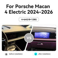 Pantalla ZWNAV de 14.9 Pulgadas para Porsche Macan 4 Electric 2024-2026 OEM Android 13 Carplay GPS DSP 4G/WiFi Radio Multimedia para Auto Estéreo