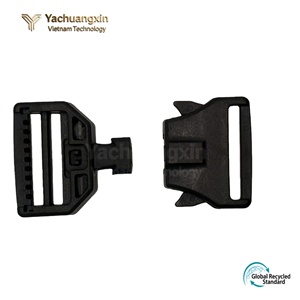 Plastic <b>Adjustable</b> Buckle with C-C Debossed Text for <b>Strap</b> Use - Product Image 4