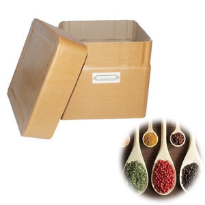 Fûts carrés rigides en fibre CH : une solution d'emballage peu encombrante avec couvercle et poignée - Product Image 4