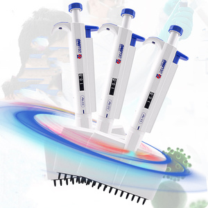 Veidt Weighing QIUJING Laboratory Manual Adjustable Pipette 12-<b>Channel</b> 8-<b>Channel</b> Micropipette Pipettor 0.5-300l Microliter - Product Image 5