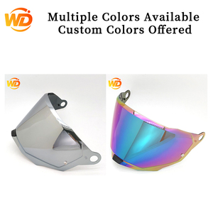 Visière de remplacement pour casque de moto LS2 MX701 Explorer, accessoire de casque, visière miroir <span class=keywords><strong>IRIDIUM</strong></span> BLUE - Product Image 4