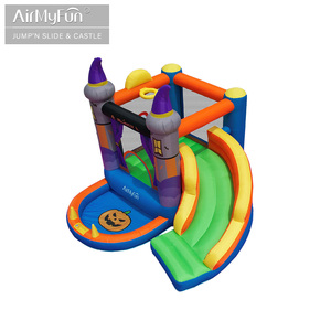 Mới được thiết kế halloween-lấy cảm hứng từ ngoài trời <span class=keywords><strong>Inflatable</strong></span> lâu đài trẻ em 'bouncer nhà với nhảy trượt Combo cho Đảng & chơi - Product Image 4