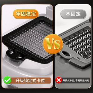 Pro <b>Vegetable</b> Slicer with Handle Manual <b>Vegetable</b> <b>Cutter</b> Colander Basket Container <b>Multifunctional</b> <b>Vegetable</b> Chopper - Product Image 3