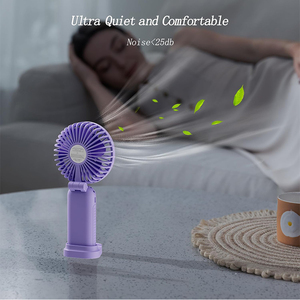 USB sạc có thể gập lại tiện dụng fan hâm mộ 1200mAh lên đến 5000mAh + tùy chỉnh pin xách tay mini yên tĩnh gấp cầm tay fan hâm mộ - Product Image 4