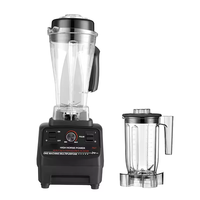 2-in-1 Commerciële Elektrische Keukenblender & -molen, Laag Geluidsniveau, 5+ Snelheden, Voor Fruit, Groenten, IJs, Smoothies